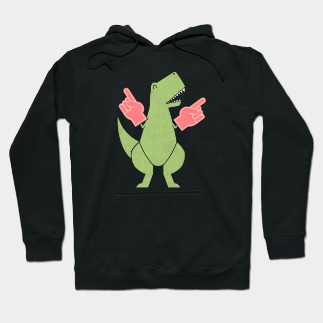 Yay Big Hands Hoodie by HandsOffMyDinosaur